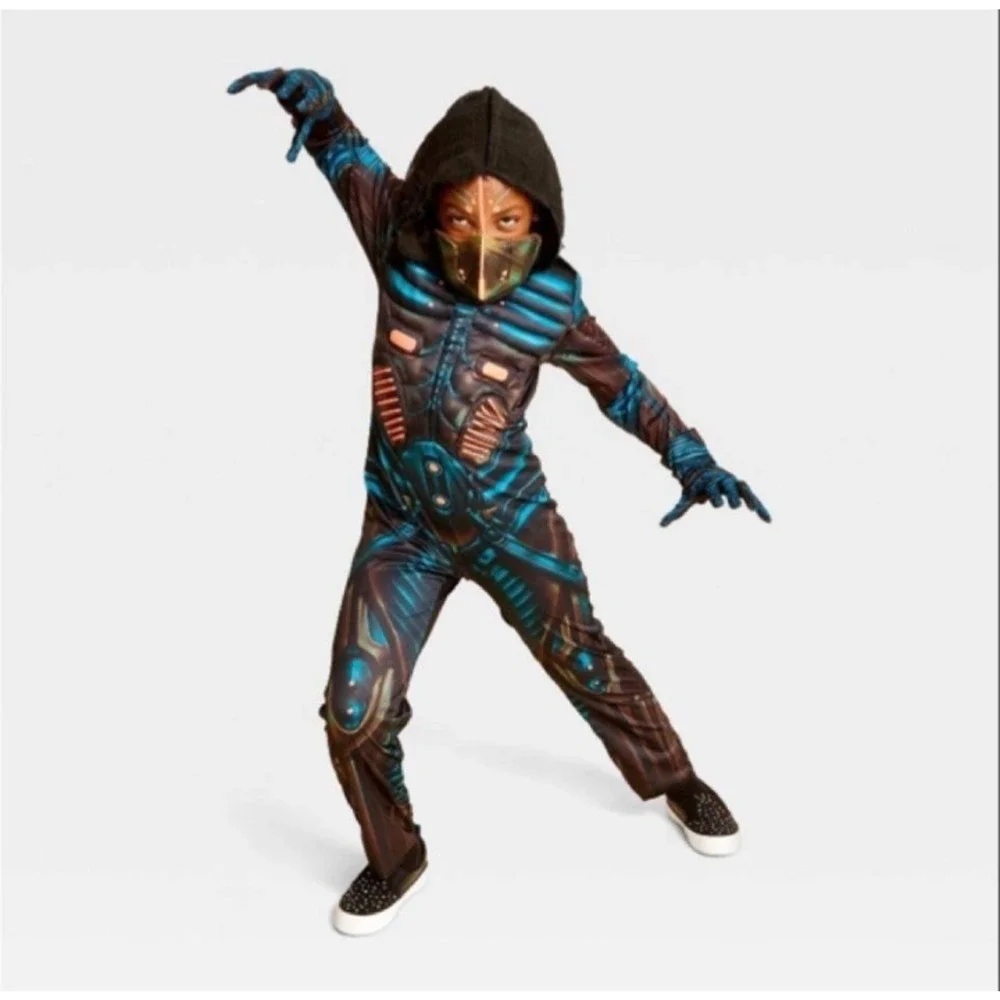 Kids Desert Warrior Ninja Halloween Costume Size S 6-7 Hyde and Eek!